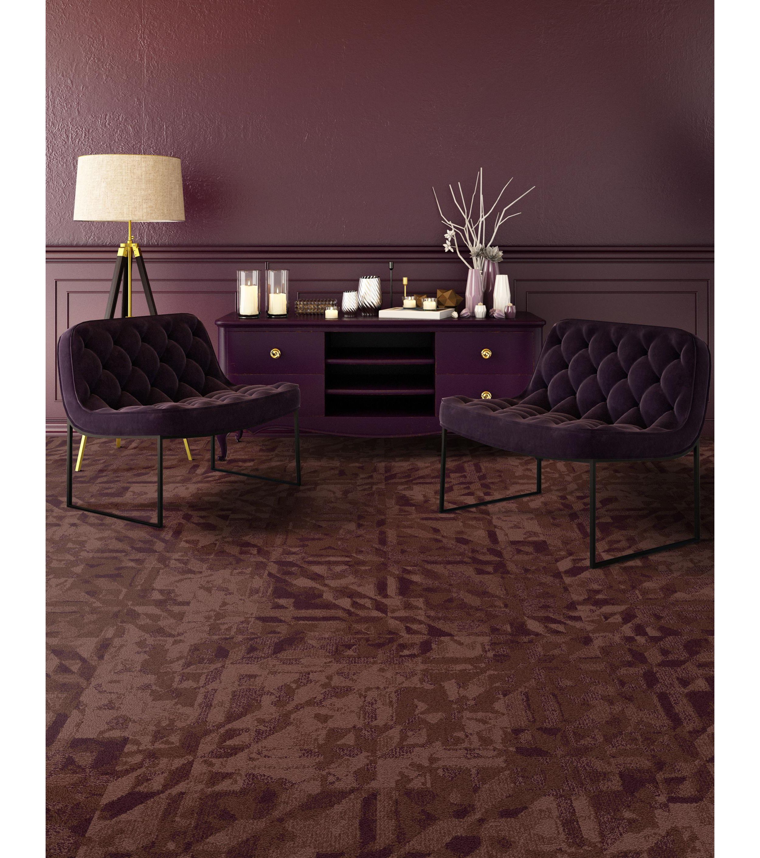 Interface Head Over Heels M1032 carpet tile in hotel seating area image number 1