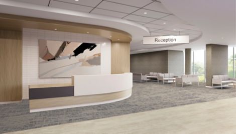 Interface Skylights plank carpet tile in lobby/reception area image number 2