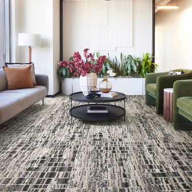 Interface Reflective Sky plank carpet tile in workplace or hospitality lounge area image number 3