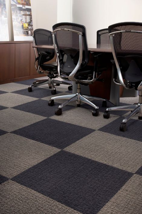 Detail of Interface Monochrome carpet tile in conference room image number 6