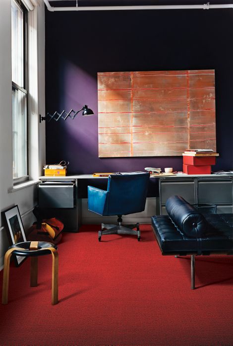 Interface Monochrome carpet tile in private office area  image number 3