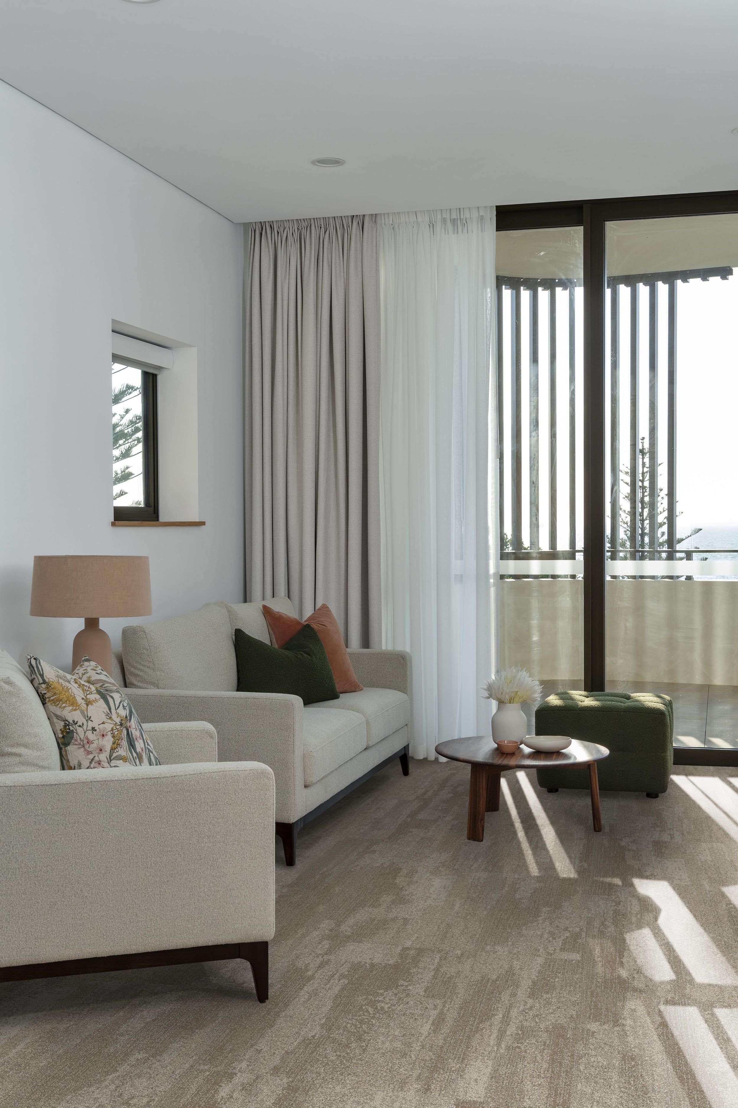 Interface NF401 plank carpet tile in senior living residence image number 6