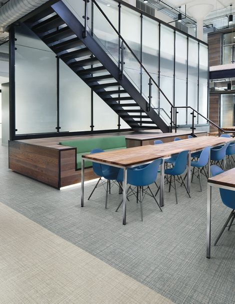 Interface Native Fabric LVT with tables and chairs image number 3
