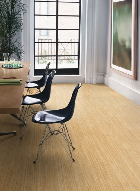Interface Natural Woodgrains LVT in a dining area