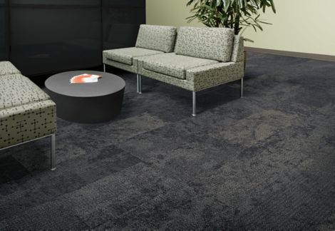 Interface Nimbus carpet tile plank in lobby sitting area image number 3