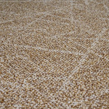 Close-up on carpet installation, product Open Air 420, Burlap 图像编号 3