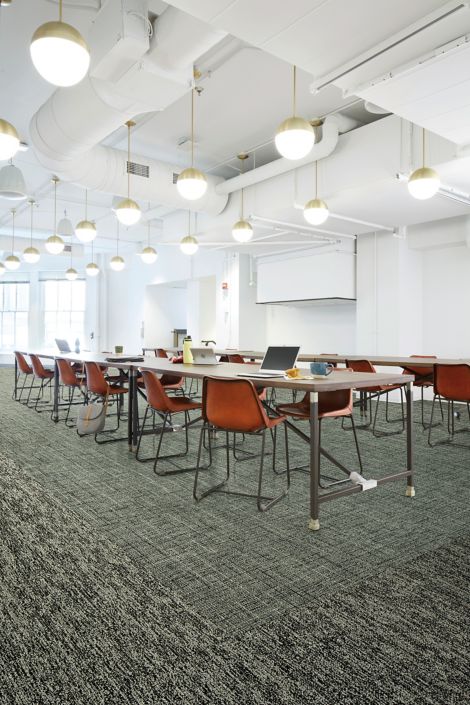 Interface Diminuendo and Obligato plank carpet tile in large meeting area imagen número 3