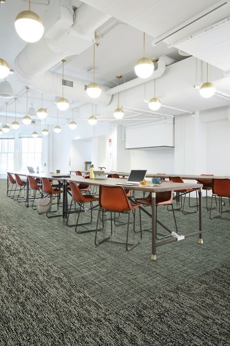 Interface Diminuendo and Obligato plank carpet tile in large meeting area imagen número 2