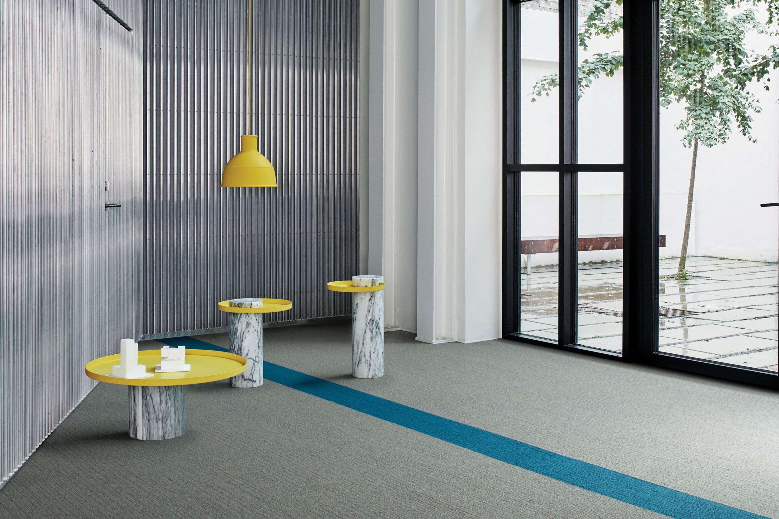 On Line Off Collection Carpet Tile By Interface