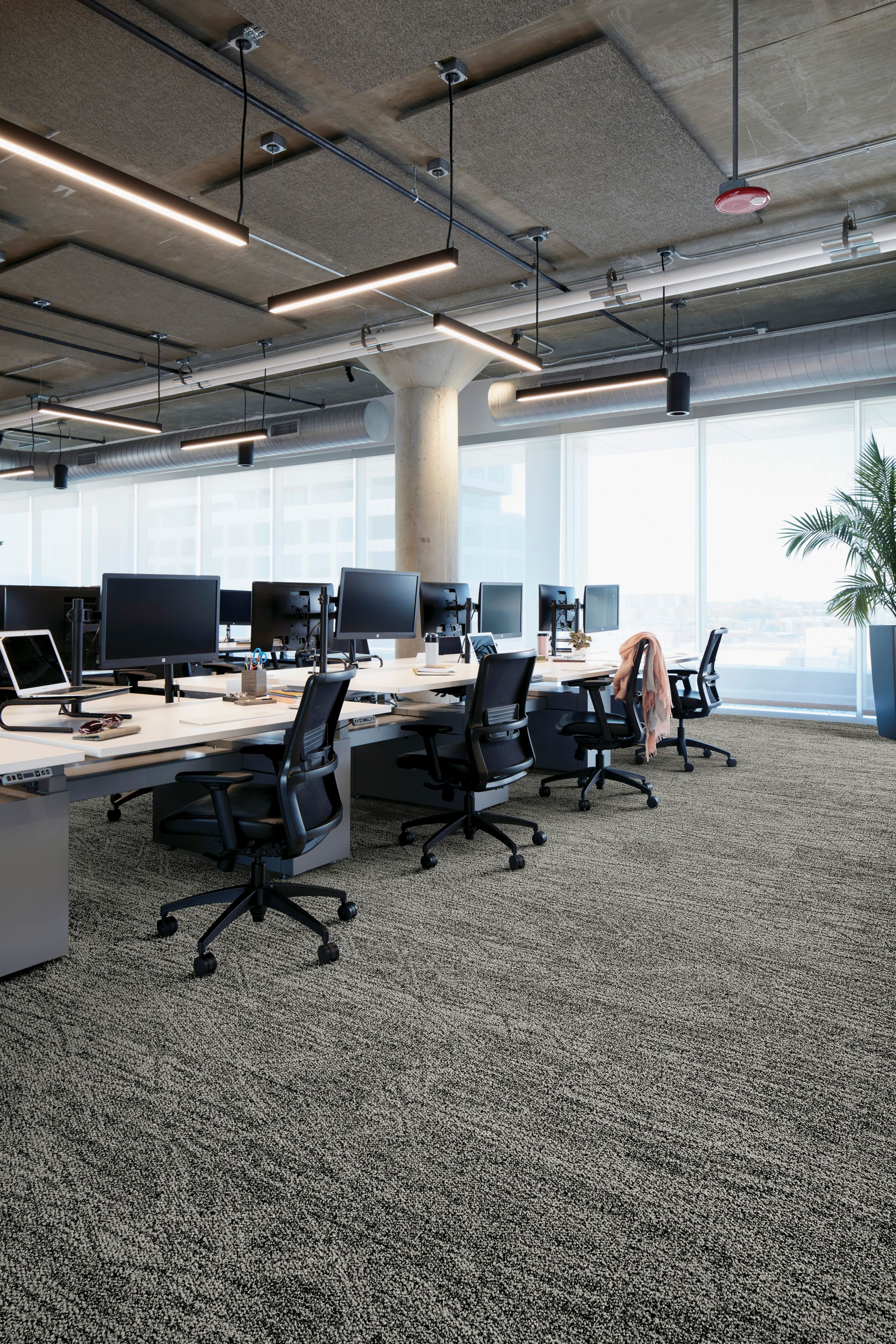 Interface Open Air 409 carpet tile in open office space image number 2