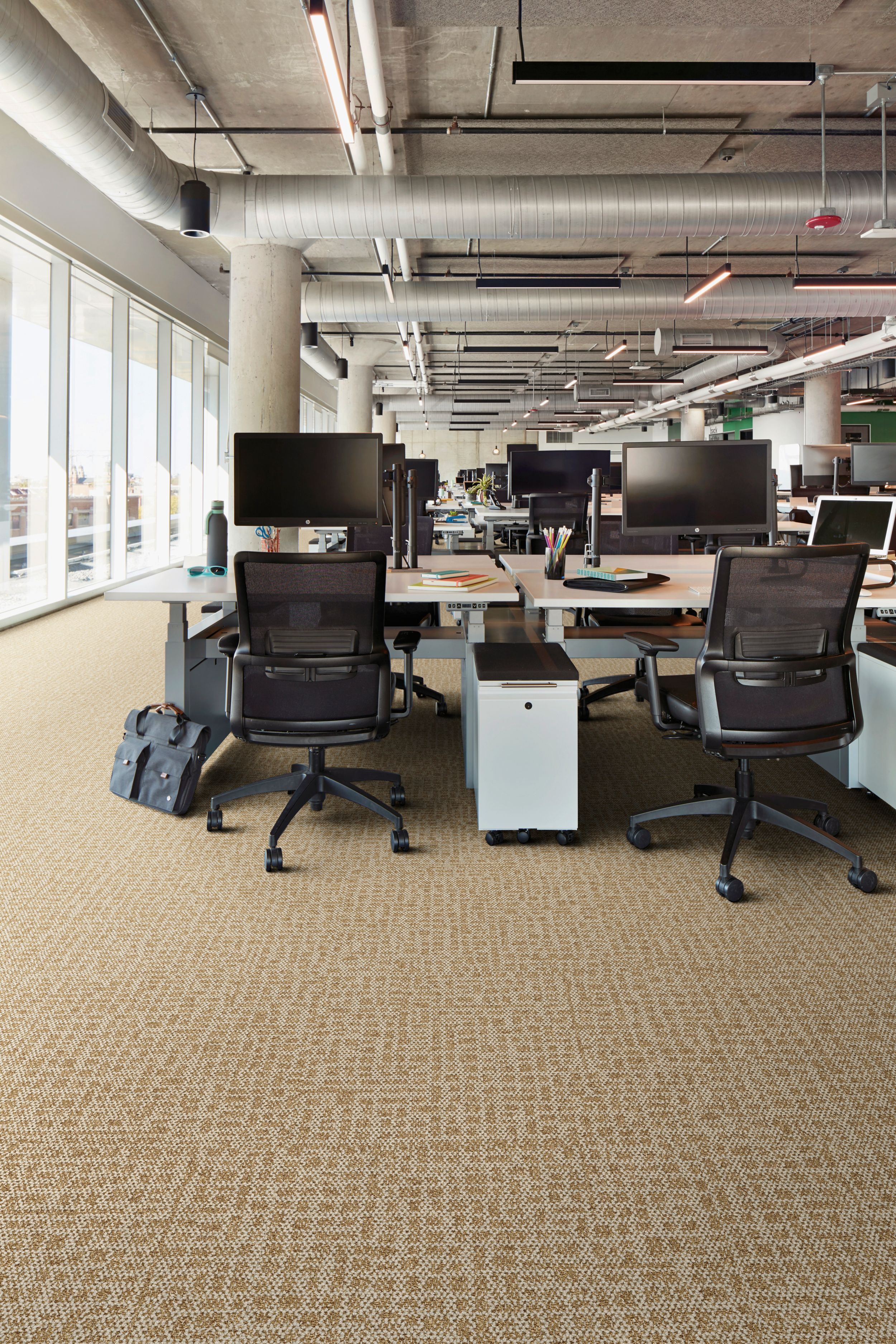 Interface Open Air 415 carpet tile in open office 图像编号 5