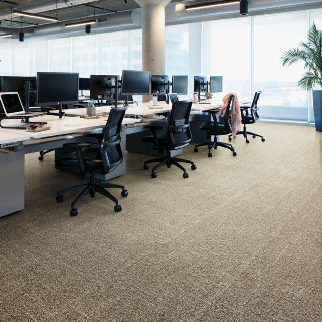 Interface Open Air 418 carpet tile in open office