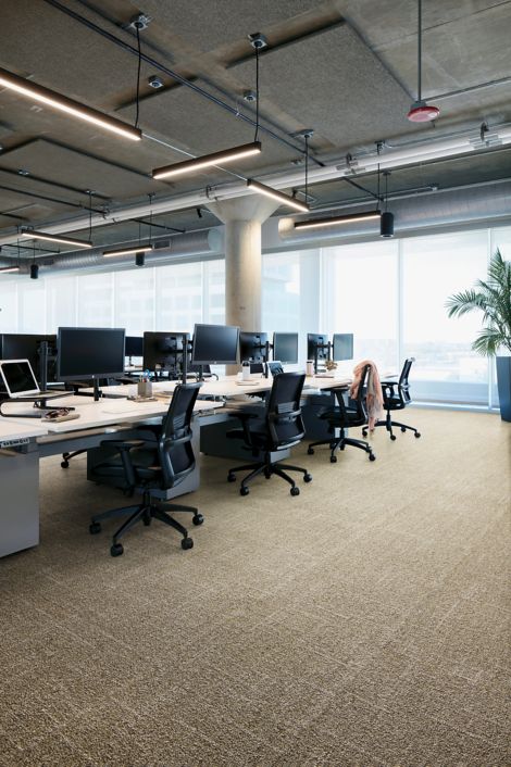 Interface Open Air 418 carpet tile in open office image number 5