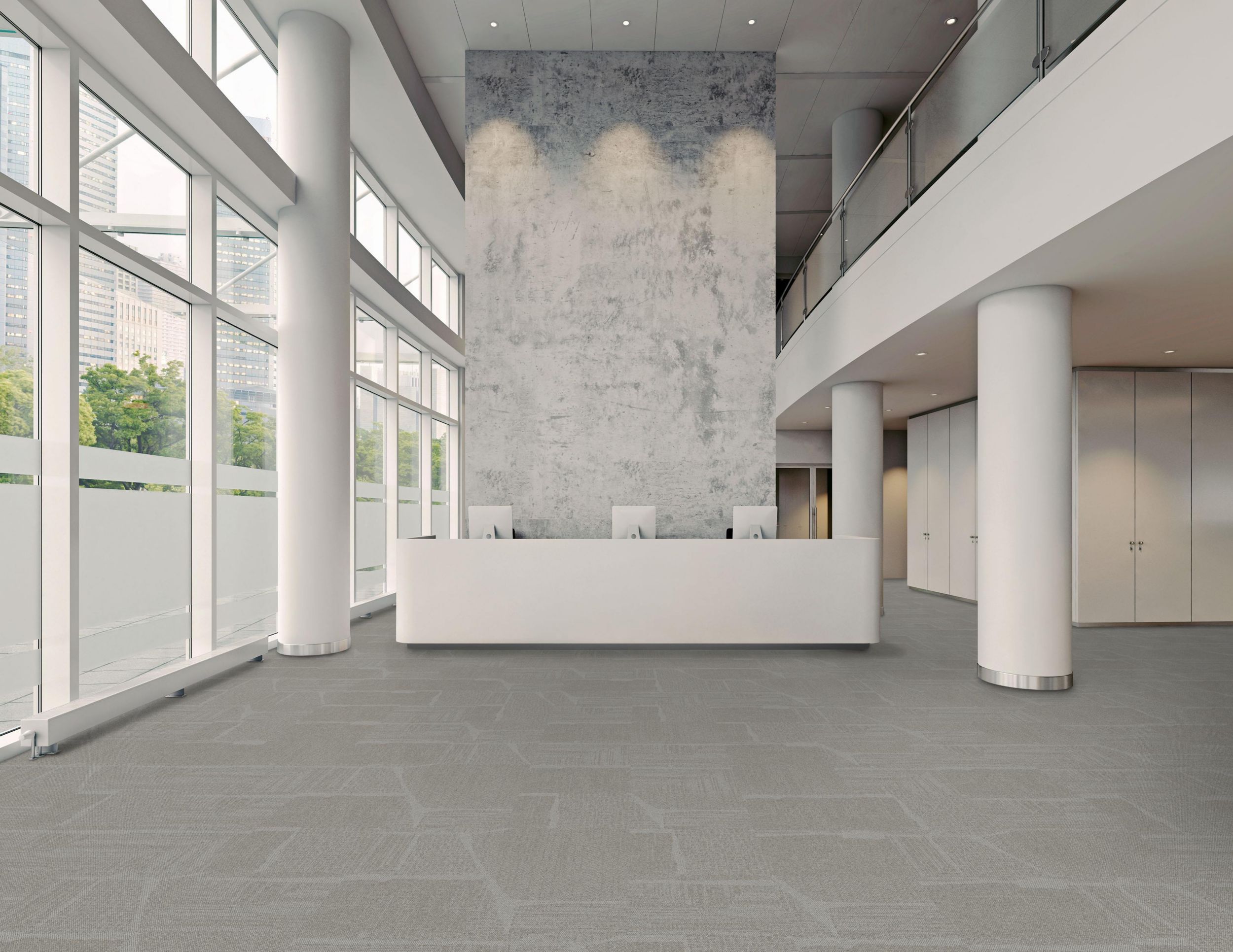 Interface Open Air 441 carpet tile in lobby/reception area numéro d’image 2