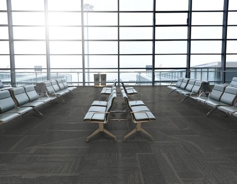 Open Air 442 carpet tile in airport terminal gate area num&eacute;ro d&rsquo;image 5