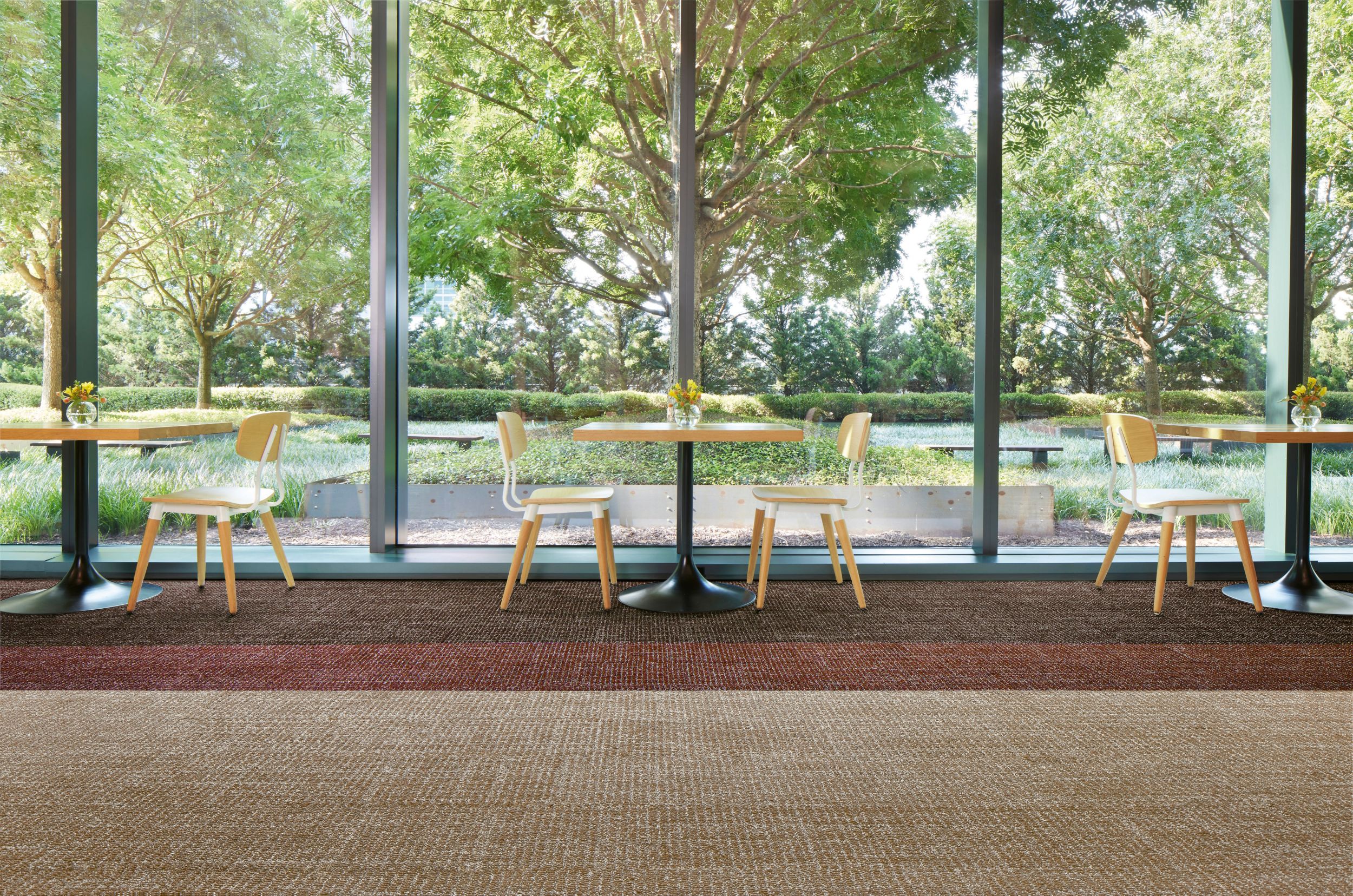 Interface Open Ended plank carpet tile in cafe area image number 3