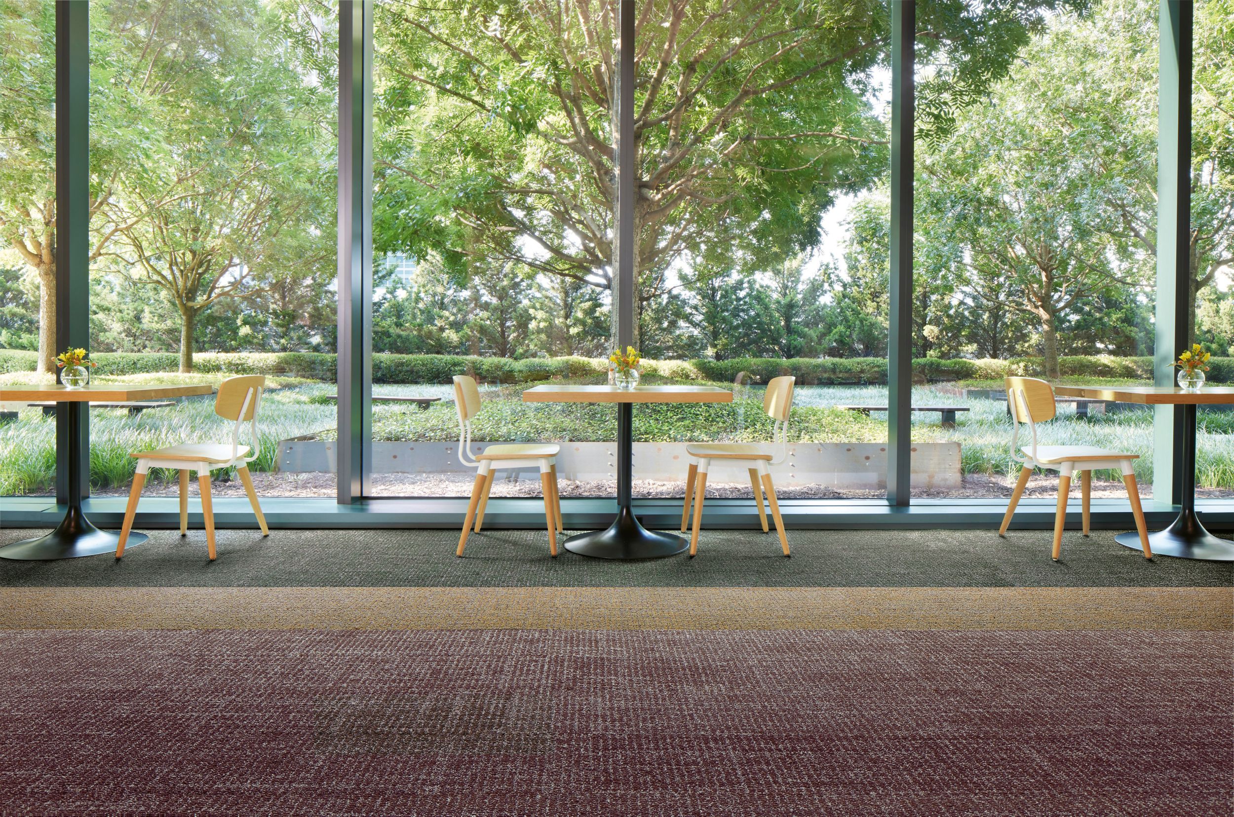Interface Open Ended plank carpet tile in cafe area image number 4