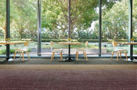 Interface Open Ended plank carpet tile in cafe area image number 4