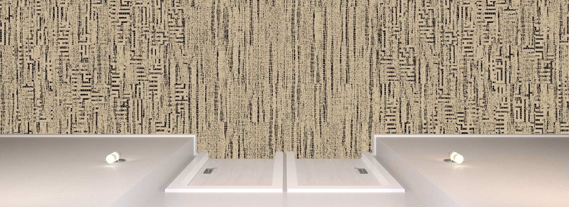 Interface PM27 and PM01 plank carpet tile in hotel corridor