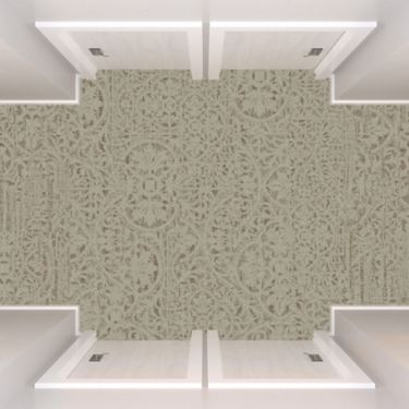 Interface PM47 and PM48 plank carpet tile in hotel corridor image number 1