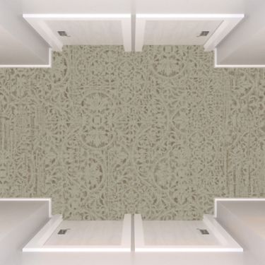 Interface PM47 and PM48 plank carpet tile in hotel corridor imagen número 1