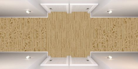 Interface PM57 and PM01 plank carpet tile in hotel corridor image number 3