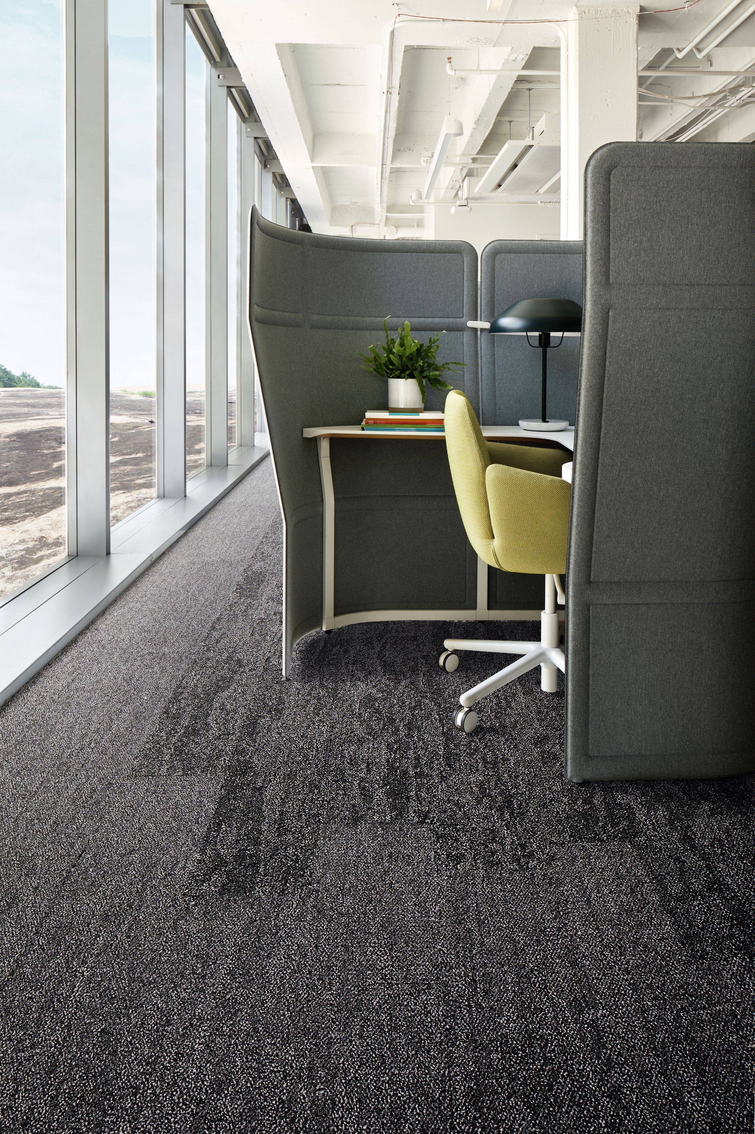 Mantle Rock: Granite Mountain Collection Carpet Tile by Interface