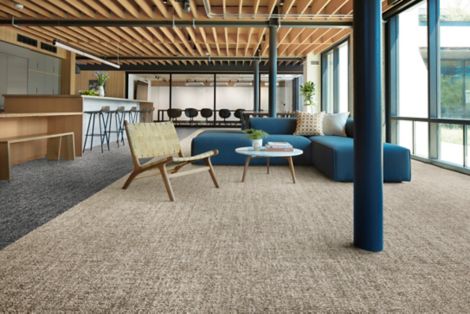 Interface Parchment carpet tile in workplace lobby/lounge area image number 6