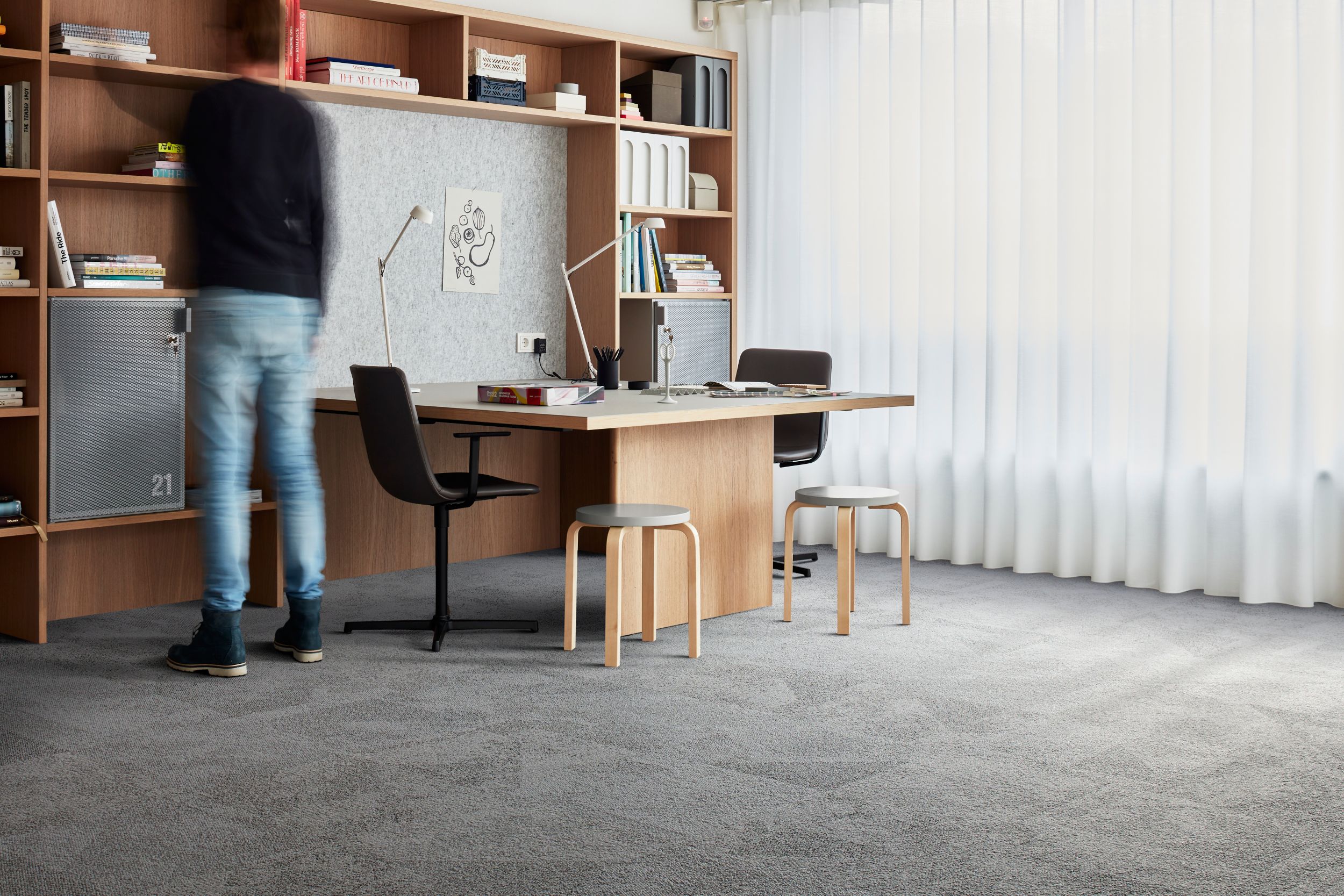 Interface Paver Carpet Tile in Smoke número de imagen 3