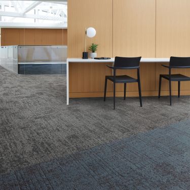 Interface Perfect Pair carpet tile in open seating area image number 1