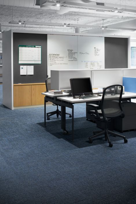 Interface Platform carpet tile in open office