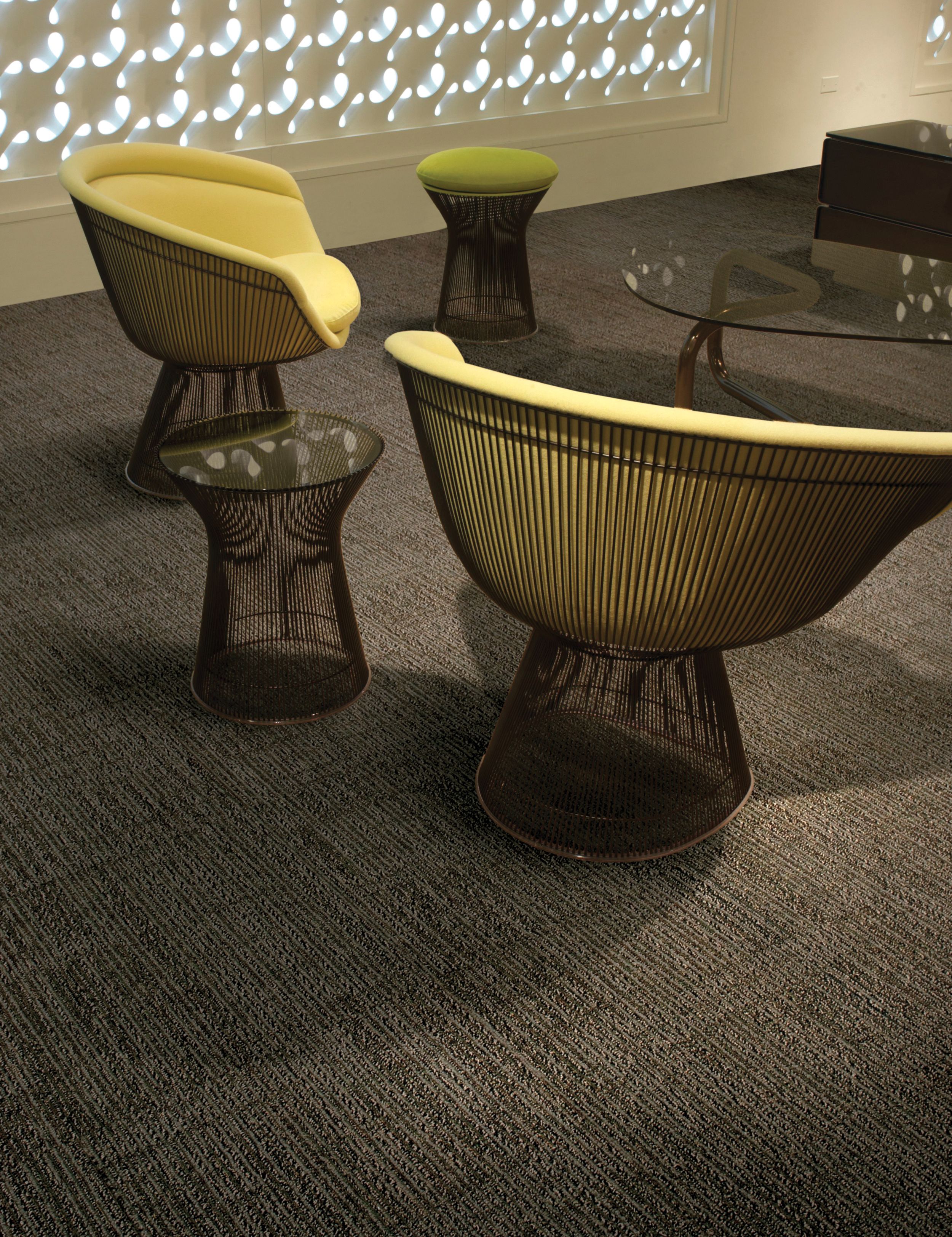 Interface Platform carpet tile in seating area with two chairs and glass table image number 4