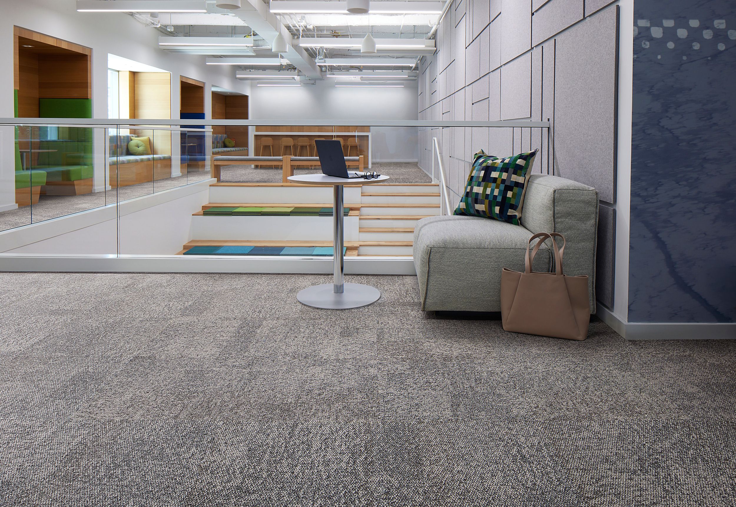 Interface Pressed for Time carpet tile in public space afbeeldingnummer 5