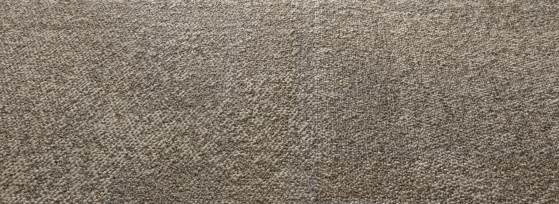 Pressed for Time carpet tile in Linen installed non directional