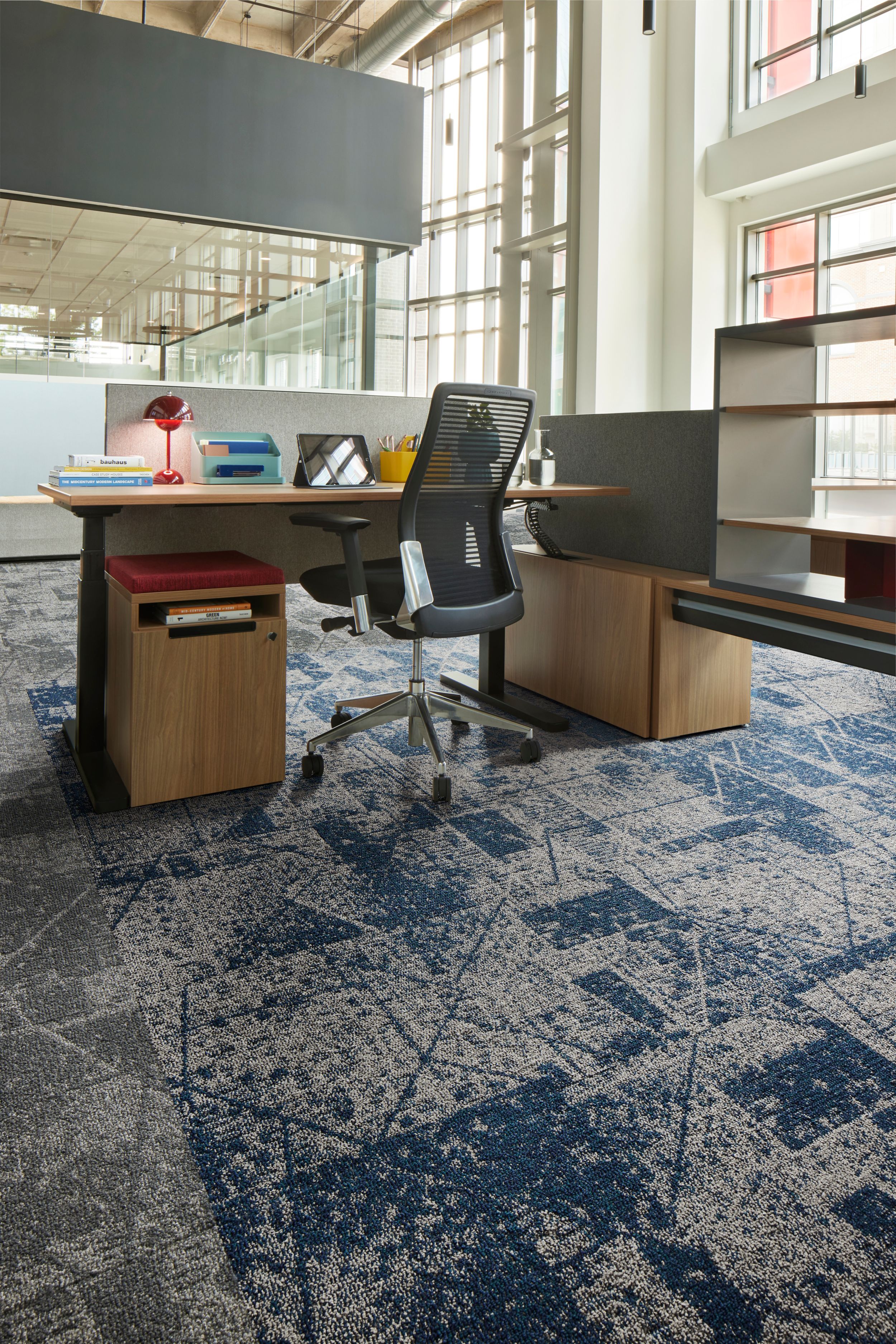 Interface Prototype carpet tile in open office workspace image number 1