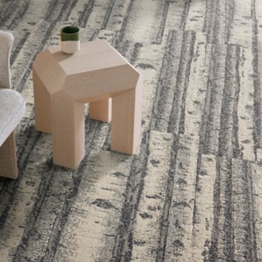 Interface Quiet Grove plank carpet tile in workplace lobby image number 2