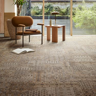 Rekindled: Past Forward Collection Carpet Tile by Interface