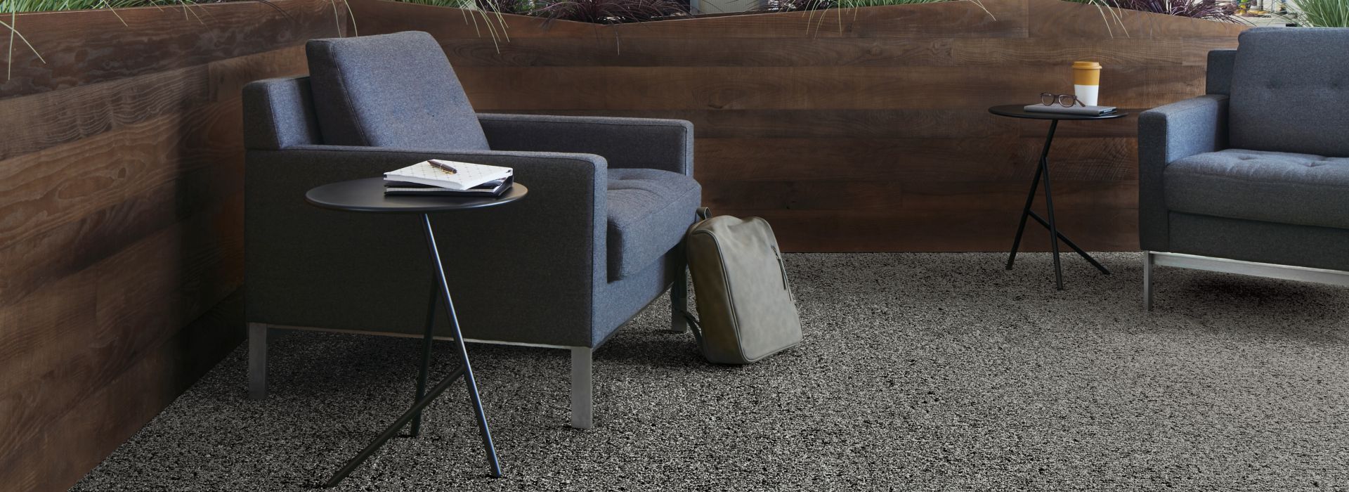 Interface Riverwalk carpet tile in lounge area