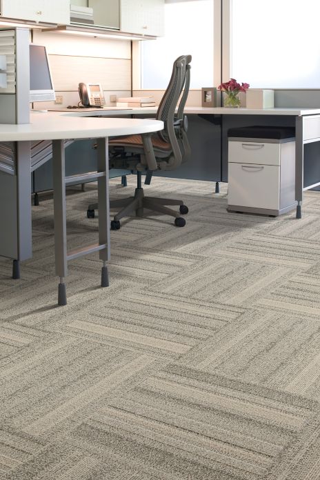 Interface S105 carpet tile in open office