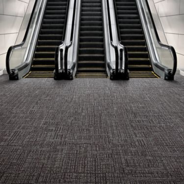 Interface SR899 carpet tile with escalator
