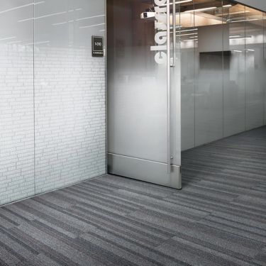 Interface SS217 carpet tile in education corridor image number 1