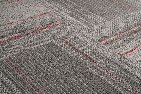 Sandbox carpet tile in Red installed Non Directional image number 7
