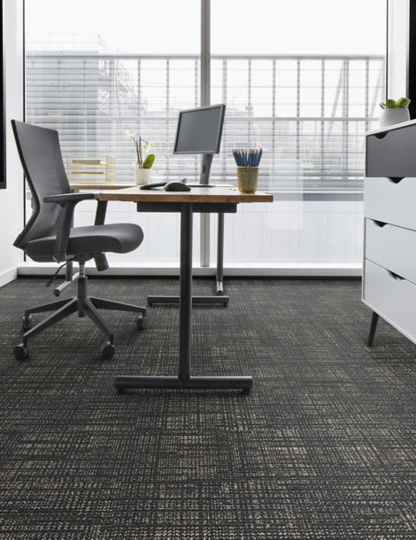 Interface Screen Print plank carpet tile in office with chair and desk image number 5