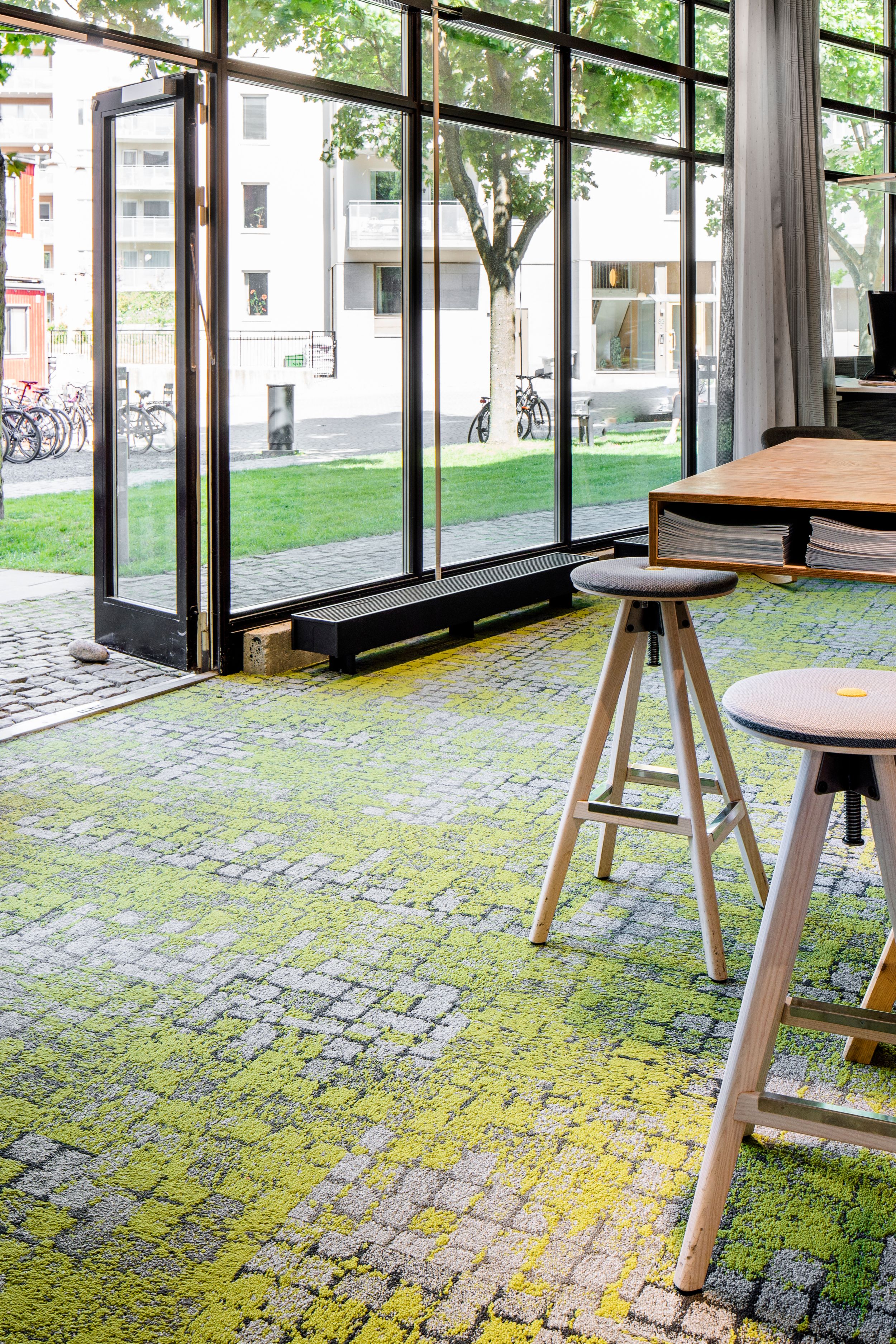 Moss In Stone: Human Connections Collection Carpet Tile by Moss In Stone: Human Connections Collection Carpet Tile by