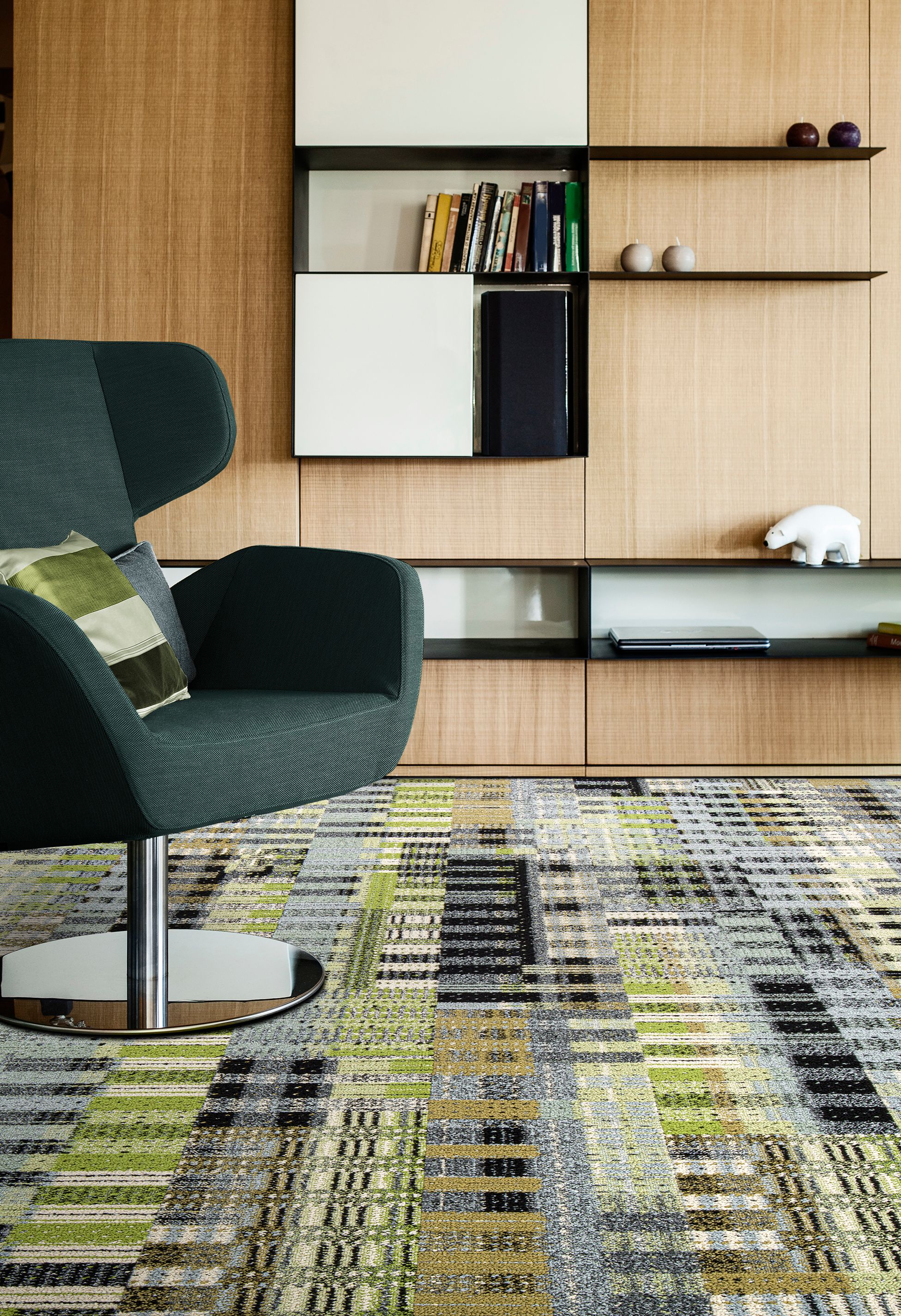 Interface Social Fabric and Drawn Thread plank carpet tile numéro d’image 1