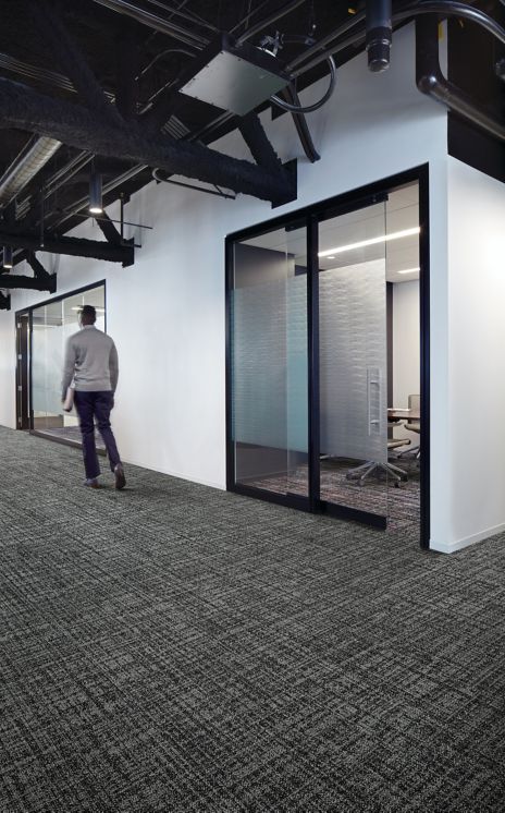 Interface Source Material and Upload plank carpet tile outside a meeting room