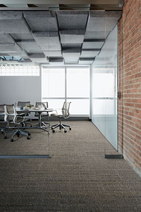 Interface Static Lines plank carpet tile in conference room image number 5