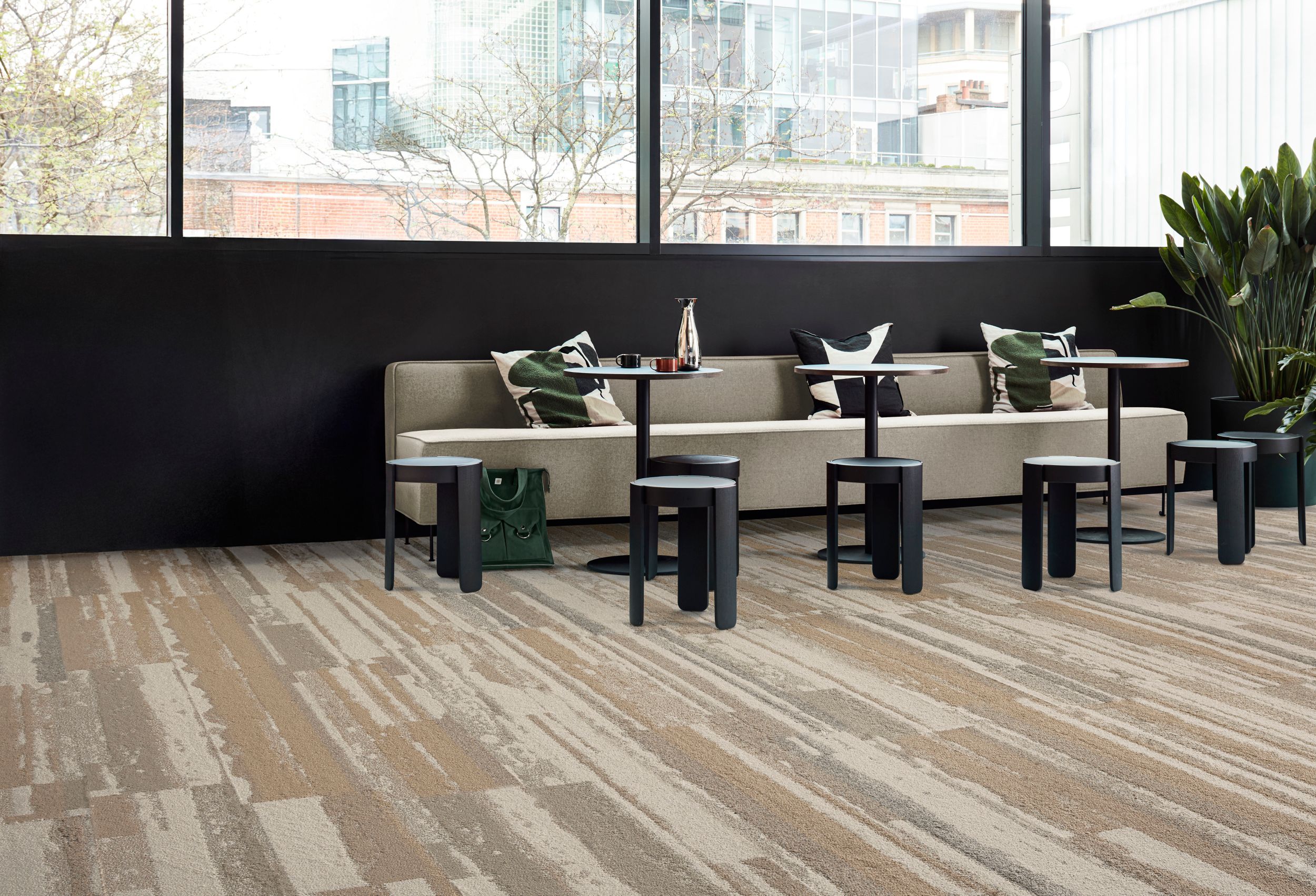 Interface Endless Orbit plank carpet tile in corporate open space image number 4