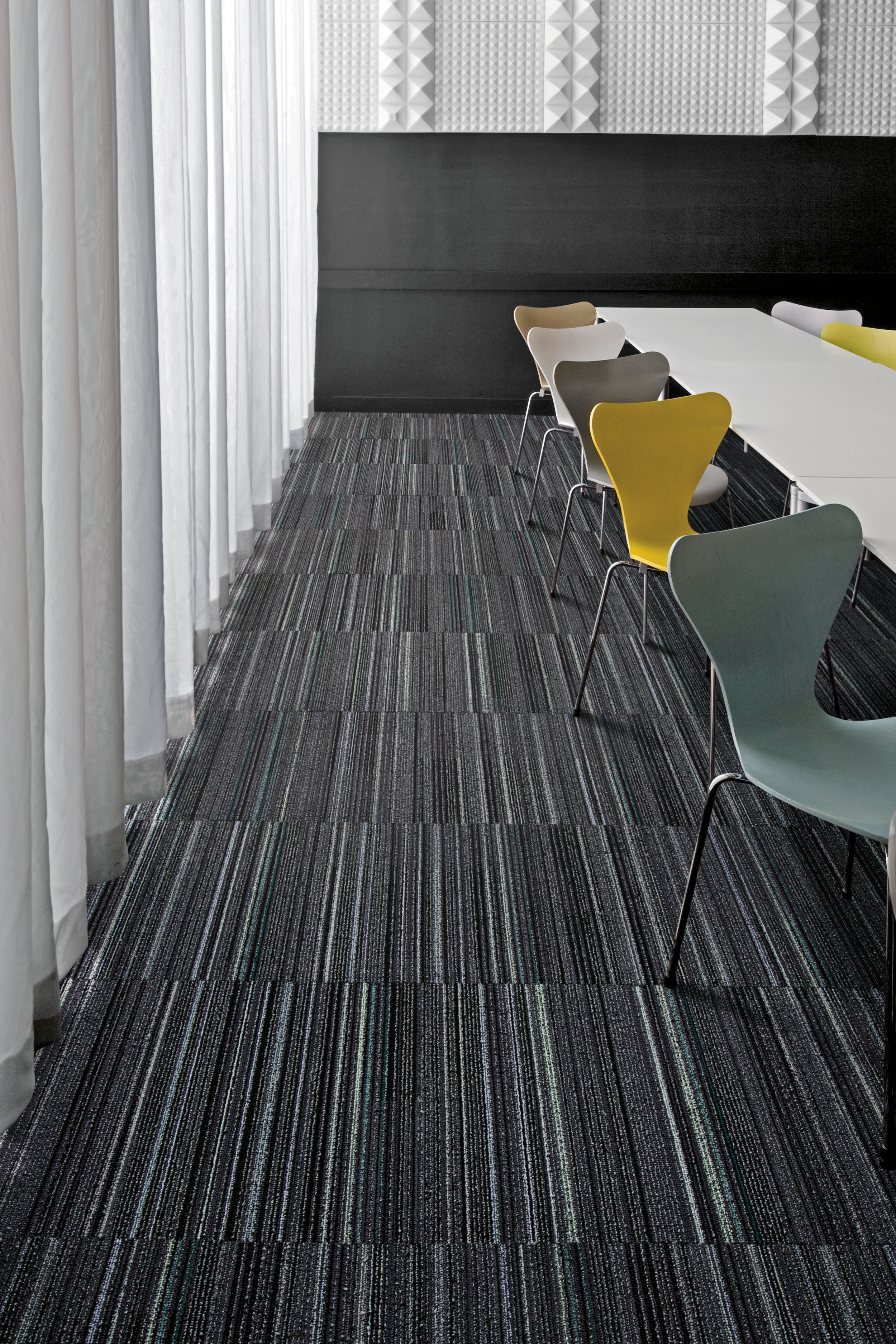 Interface Straight Edge carpet tile in conference room image number 7