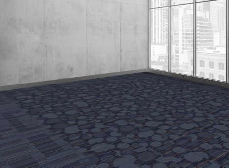 Interface Extra Curricular and Student Council carpet tile in open area with concrete walls imagen número 3